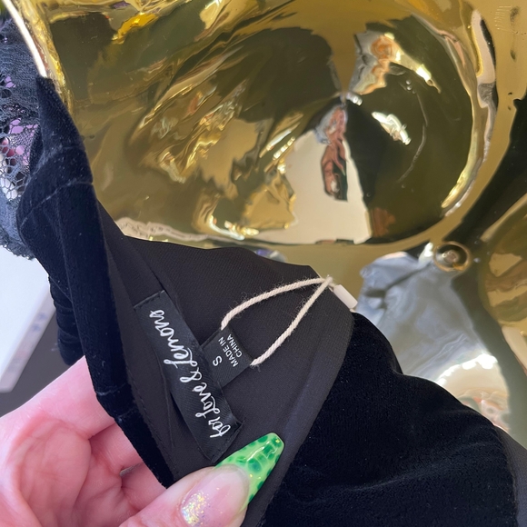 NWT For Love And Lemons Regina Velvet Corset (BLACK) - Picture 8 of 8